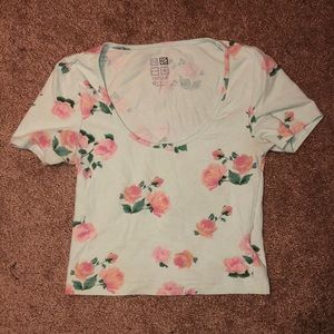 Floral crop top